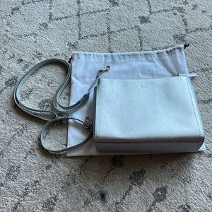 Lo and Son silver pearl bag